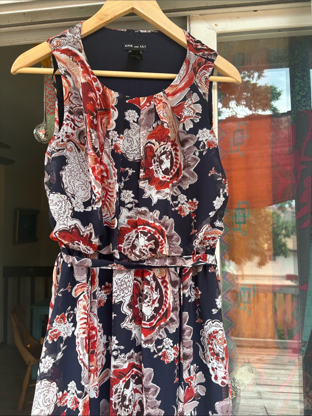 Kate & Lily Floral Sleeveless Dress